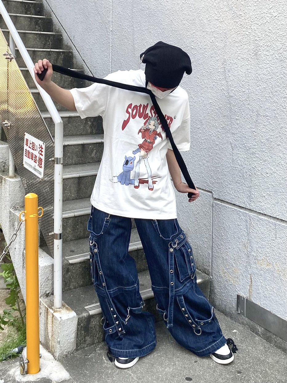 平置き採寸TRIPP NYC】STRAP ON ZIP OFF PANT