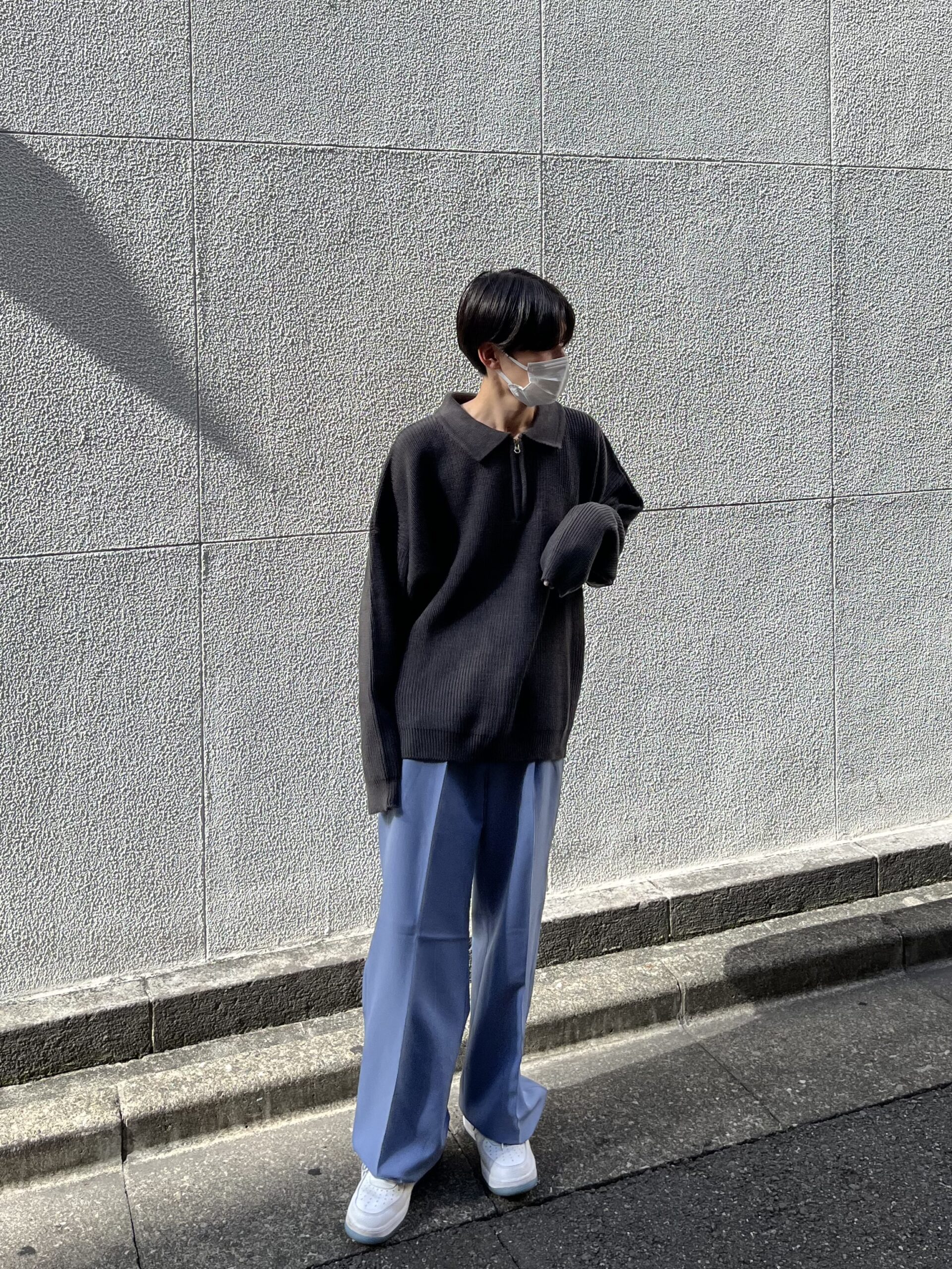Chikashitsu + SELECT】half zip knit polo (5color) | OUR BRAND,Chikashitsu +  SELECT,TOPS | PRESSING WEB SHOP