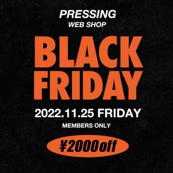 BLACK FRIDAY ¥2,000 OFF COUPON