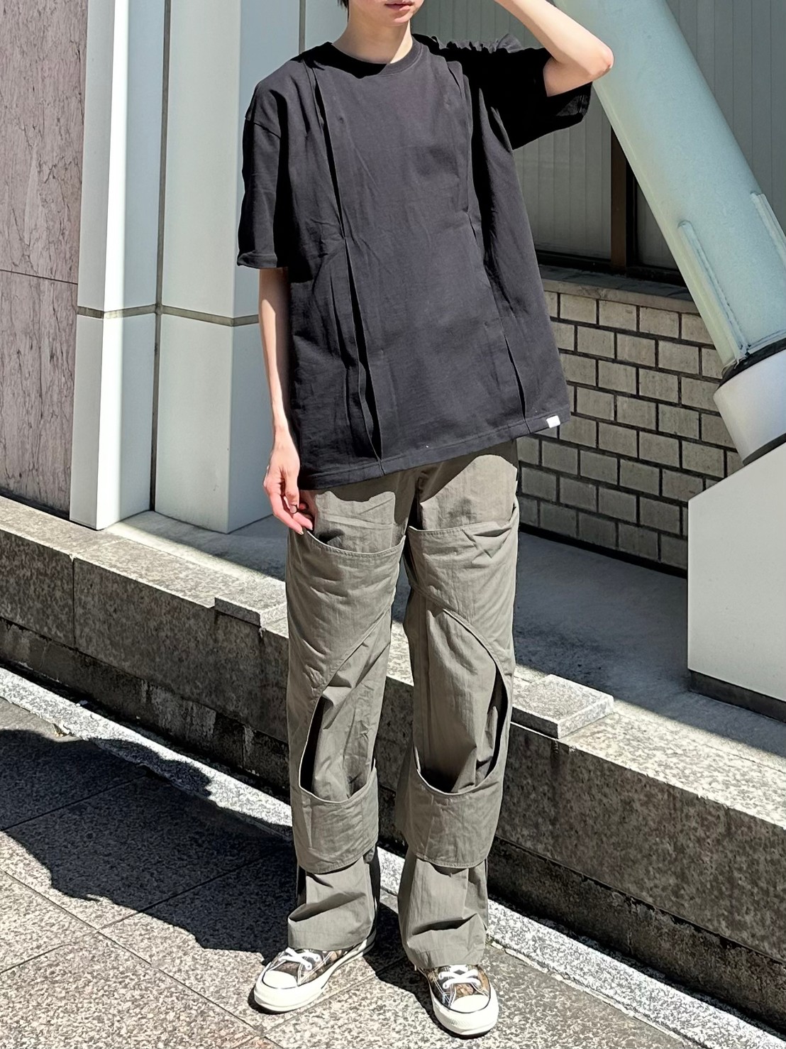 NOMANUAL】DOUBLE LAYERED PANTS | OUR BRAND,NOMANUAL | PRESSING WEB