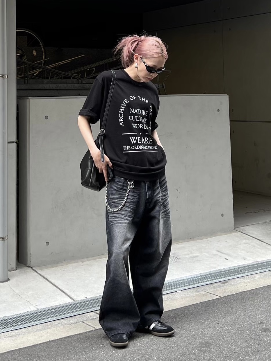 大阪店WEB限定受注制【Chikashitsu +】vintage leather cross