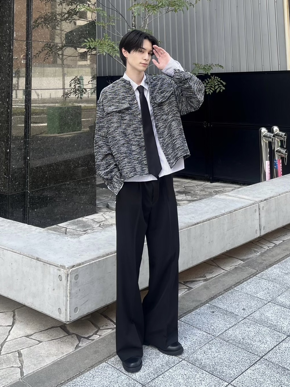 Cosmas 4392-192BB つや消し真鍮 モダン キャビネット 金具 ハンドル プル 10個パック 穴の中心 7-1/2インチ (192mm) KS-192 真壁型 黒木 上等本張り KS本牛革 胡蝶の森 全木カラクイ 仕様