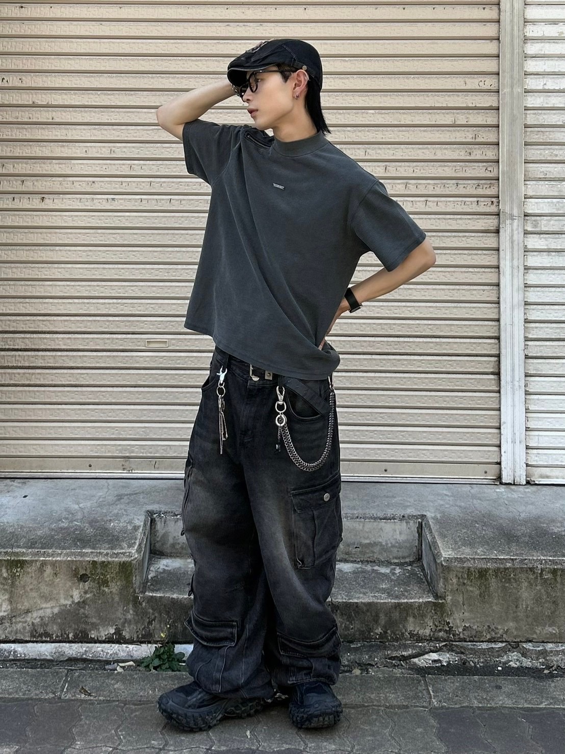 サイズM 窪塚洋介 ［ 8G SHOOT ］パイルモックネック 半袖
