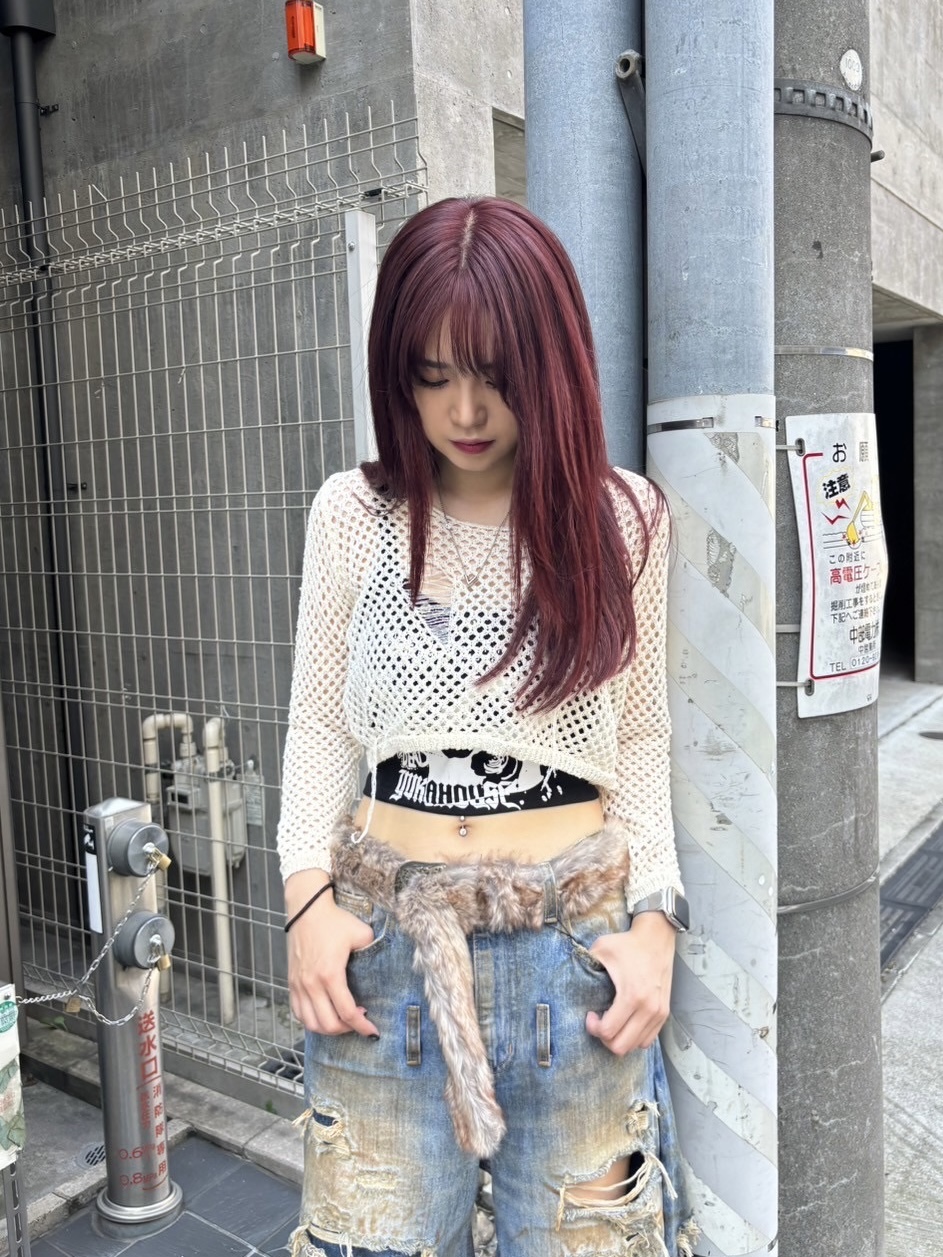 【美品】VICTIM DAMAGE CABLE KNIT M グリーン Shimmering damaged beads knit / Hard damaged – tanakadaisuke