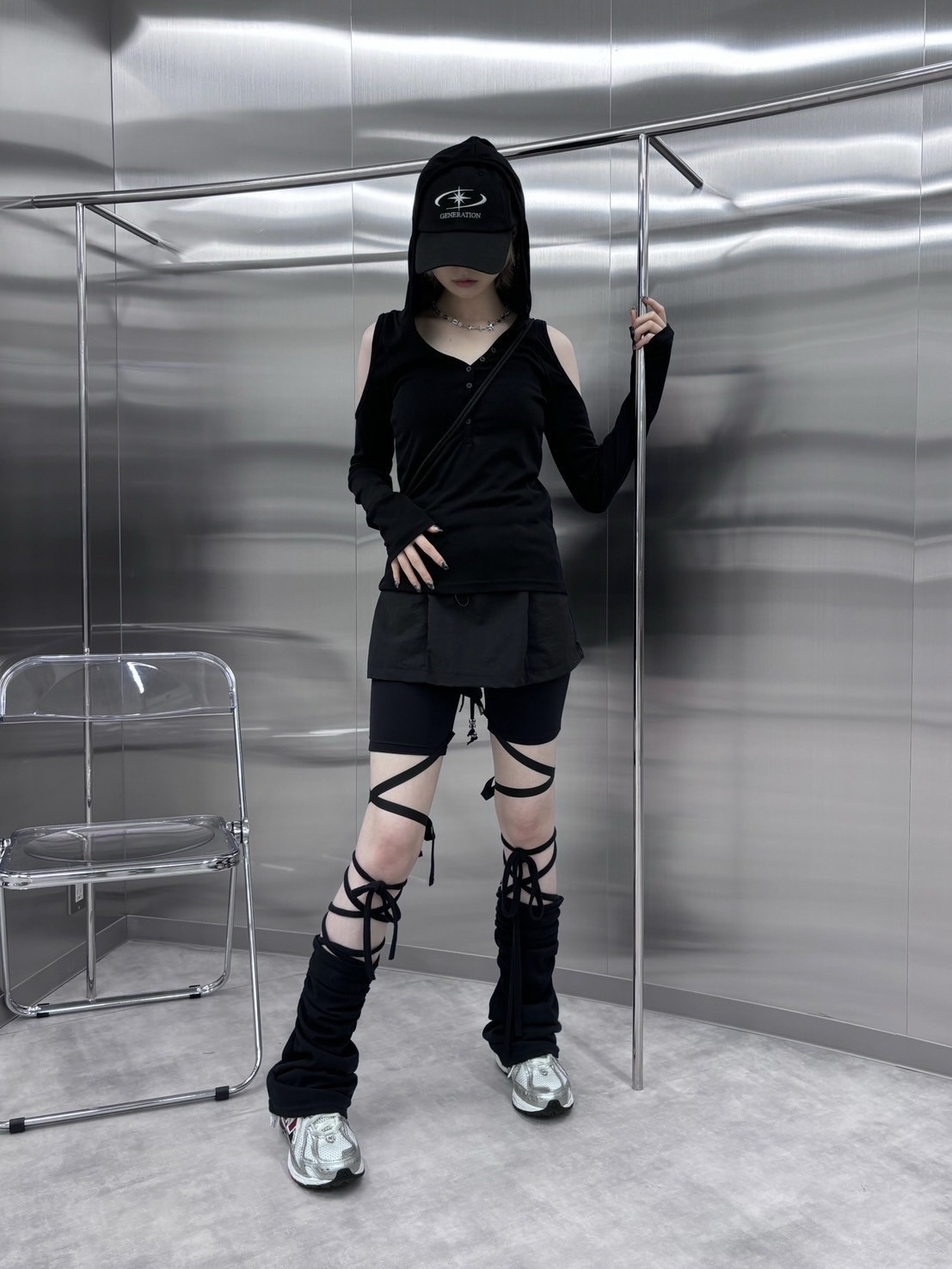 受注制【Never mind the XU】galaxy chain necklace / 【ネバー