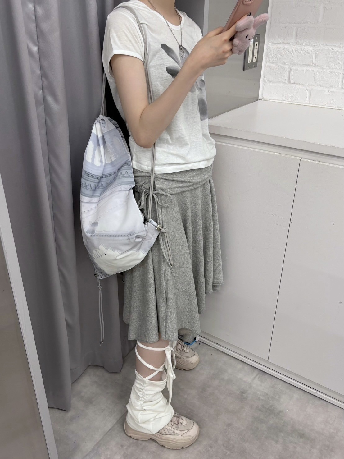 THECOLDESTMOMENT】TCM logo gym sack | OUR BRAND