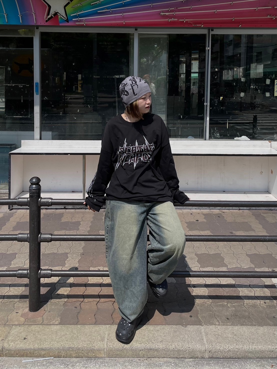 キャップ NOT4NERD Symbol Beanie Black BN011BK NOMANUAL】GRAPHIC JACQUARD BEANIE | OUR BRAND,NOMANUAL