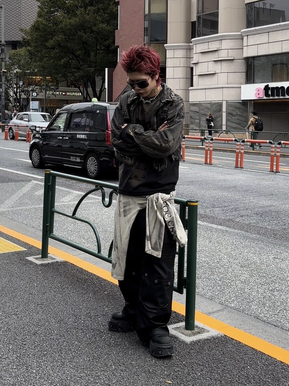 パンツ DIG YOUR OWN GRAVE 2WAY DIG YOUR OWN GRAVE】COATING BIKER PANTS | OUR BRAND,DIG YOUR