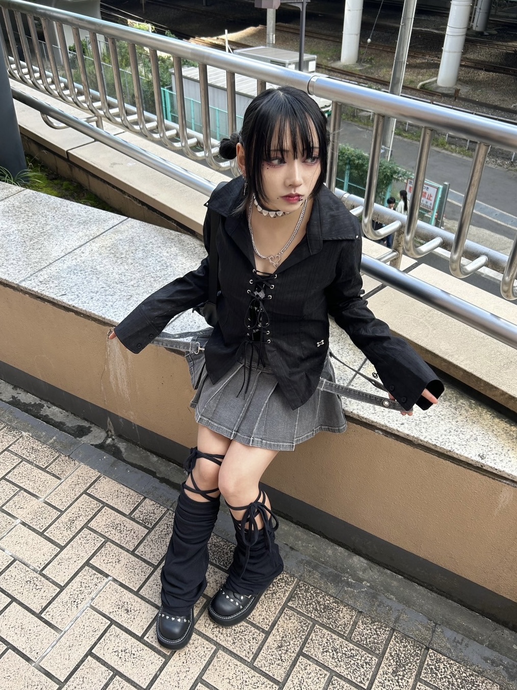 7/28再入荷【TRIPP nyc】PLEATED GROMMET SKIRT[WS4235] / 【トリップ