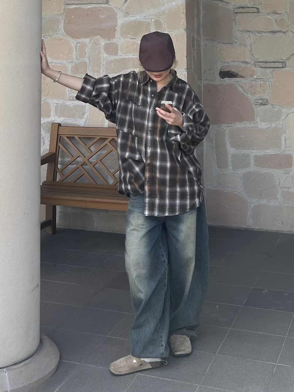 受注制【Chikashitsu +】super buggy denim pants (3color