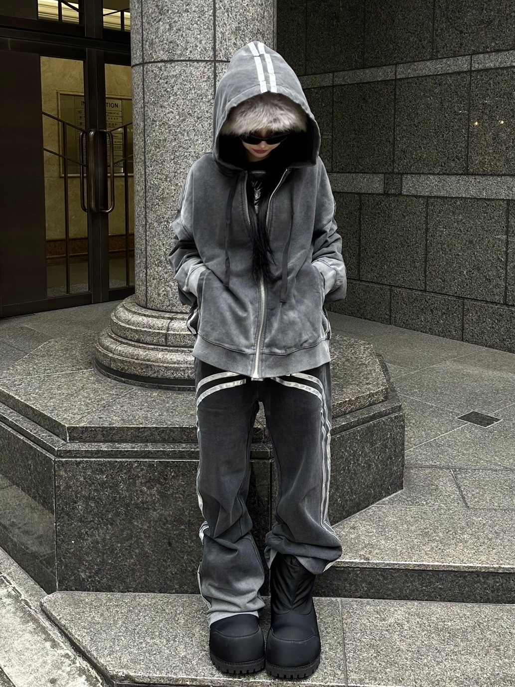 RACER WORLDWIDE】Faded Track Sweatpants | OUR BRAND,RACER