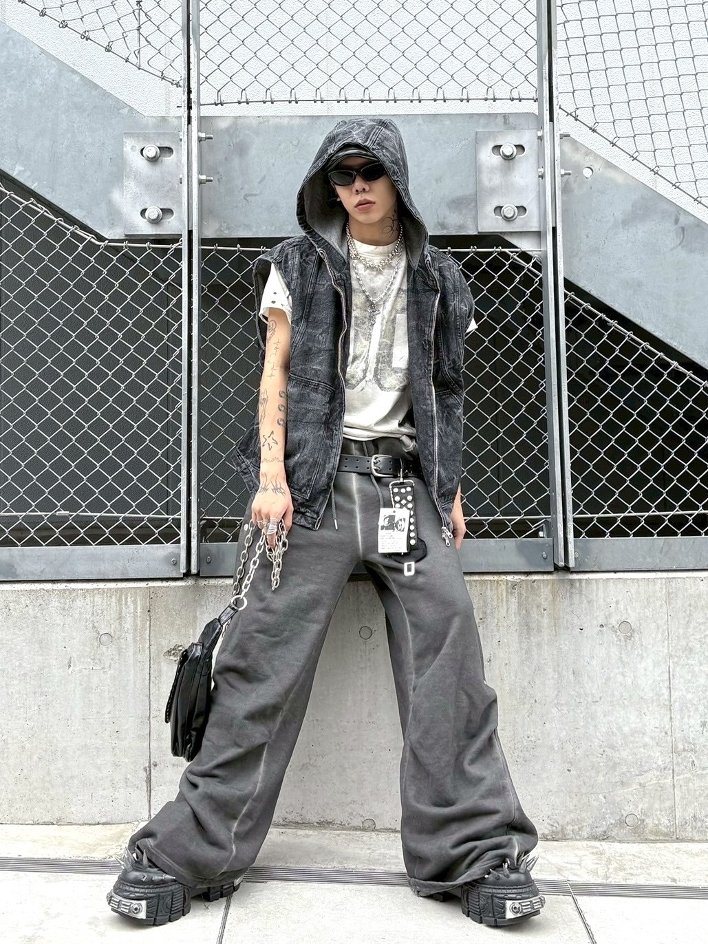 COZY WORLDWIDE Tシャツ 005 カオスドリームワックスTシャツ Cozy world Wide】