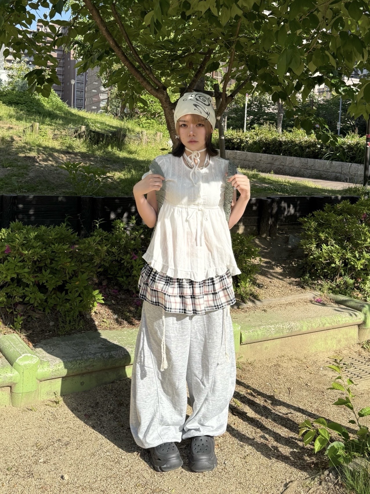 ★FANCY CLUB★ 25SS Shirring Puff Blouse (WHITE) F25QB115 FANCY CLUB] SHIRRING PUFF BLOUSE (WHITE) F25QB115 – SellerWork