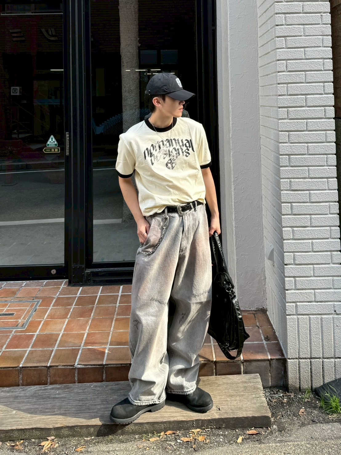 [NOMANUAL] N.D RINGER T-SHIRT /追跡付 NOMANUAL】N.D RINGER T-SHIRT | OUR BRAND,NOMANUAL | PRESSING