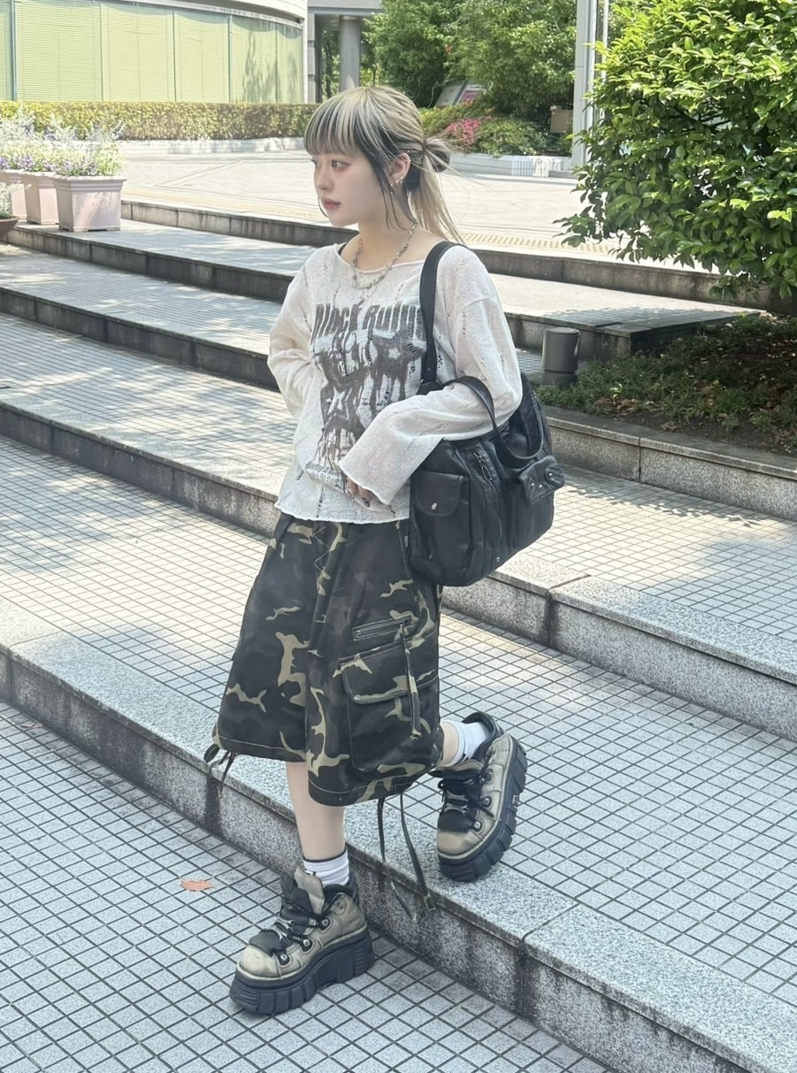 パンツ FANCY CLUB CARGO LETTERING BERMUDA PANTS FANCY CLUB/ファンシークラブ CARGO LETTERING BERMUDA PANTS