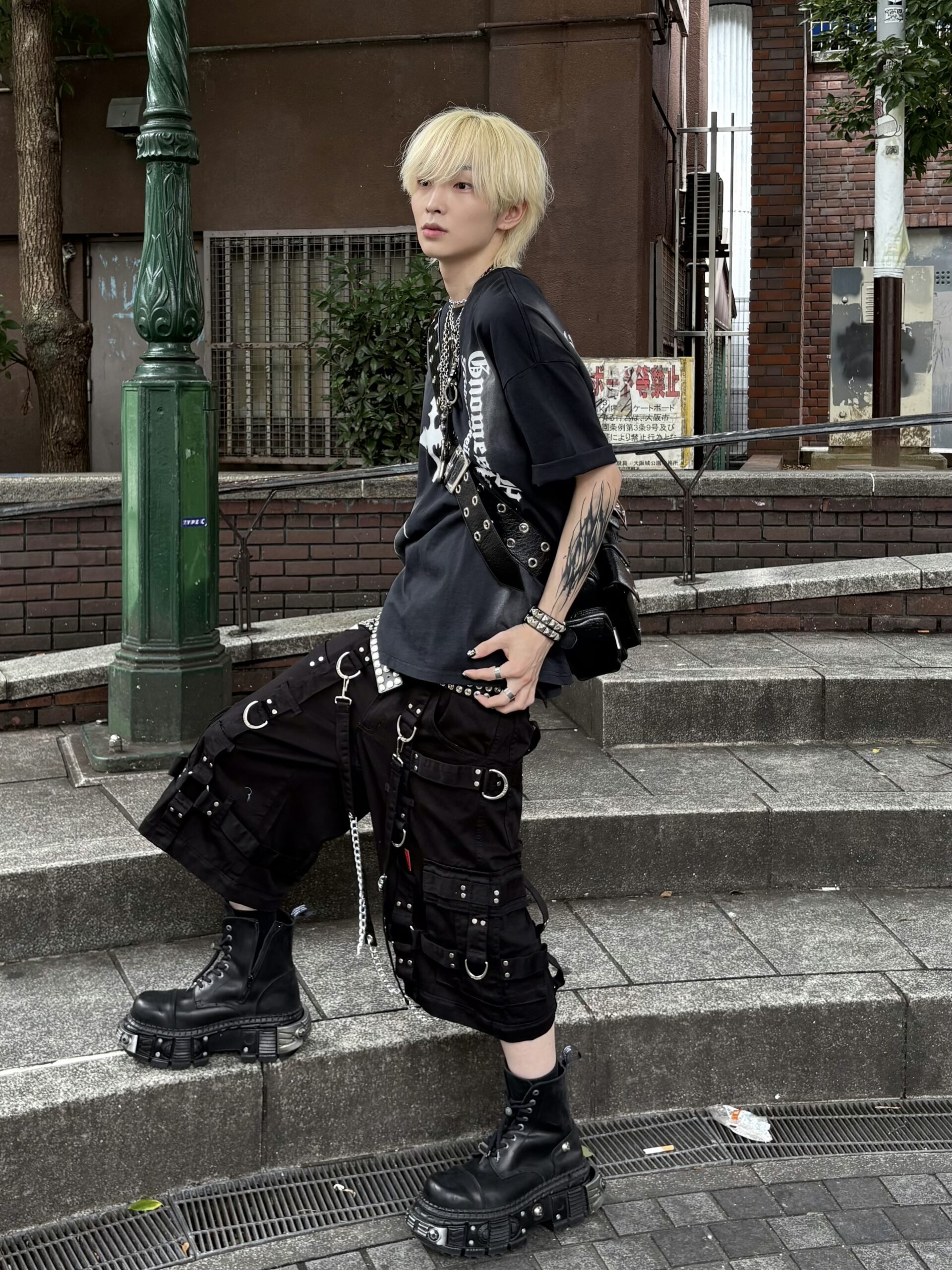 7/28再入荷【TRIPP nyc】HARNESS DARK STREET PANTS[AF7142M
