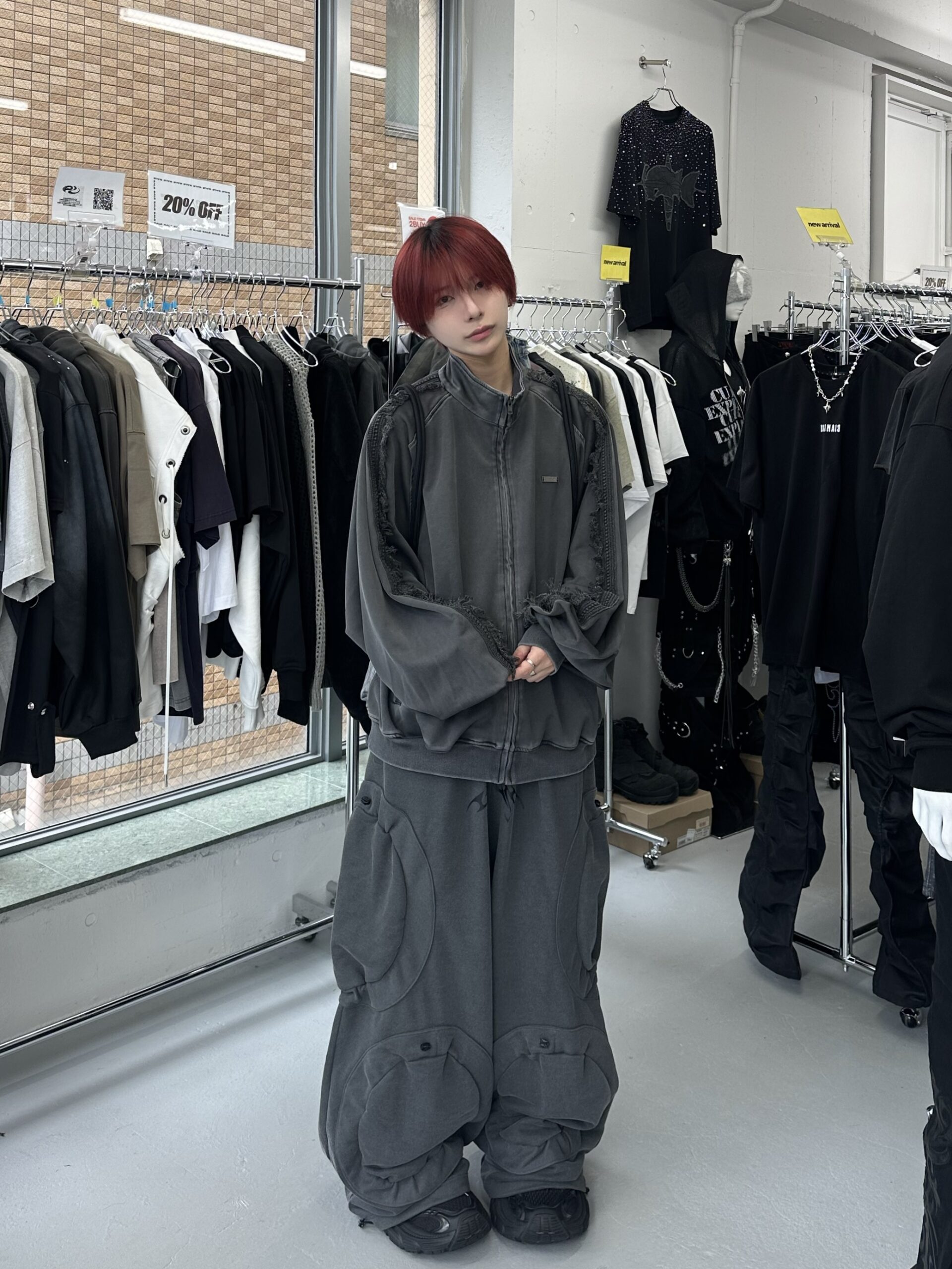 E RIN AI E】NABI CIRCLE SHIRRING PANTS | OUR BRAND,E RIN AI E