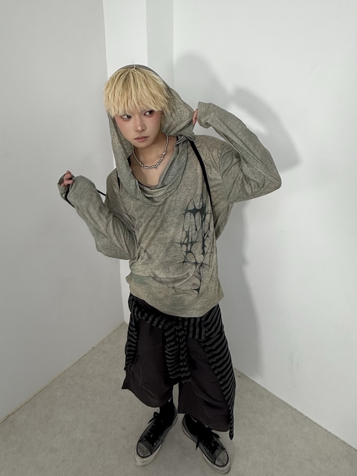 Out of Hand まとめ売り Y's for men x MASSES OPEN COLLAR SHIRT / MA ALL OVER PIGMENT PRINT