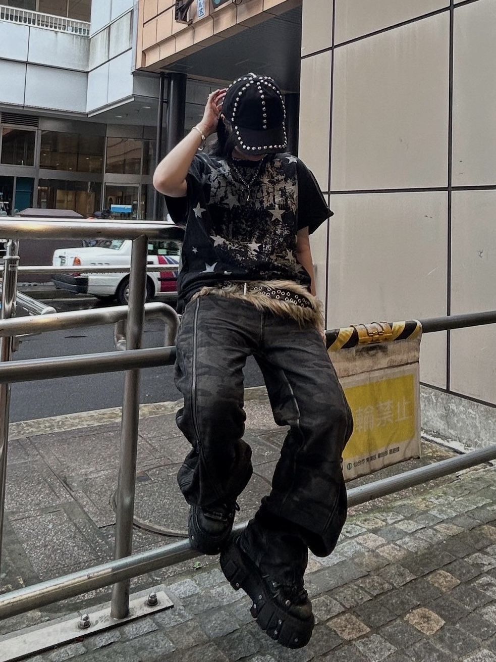 小物 racer worldwide fur belt racer worldwide fur belt 小物