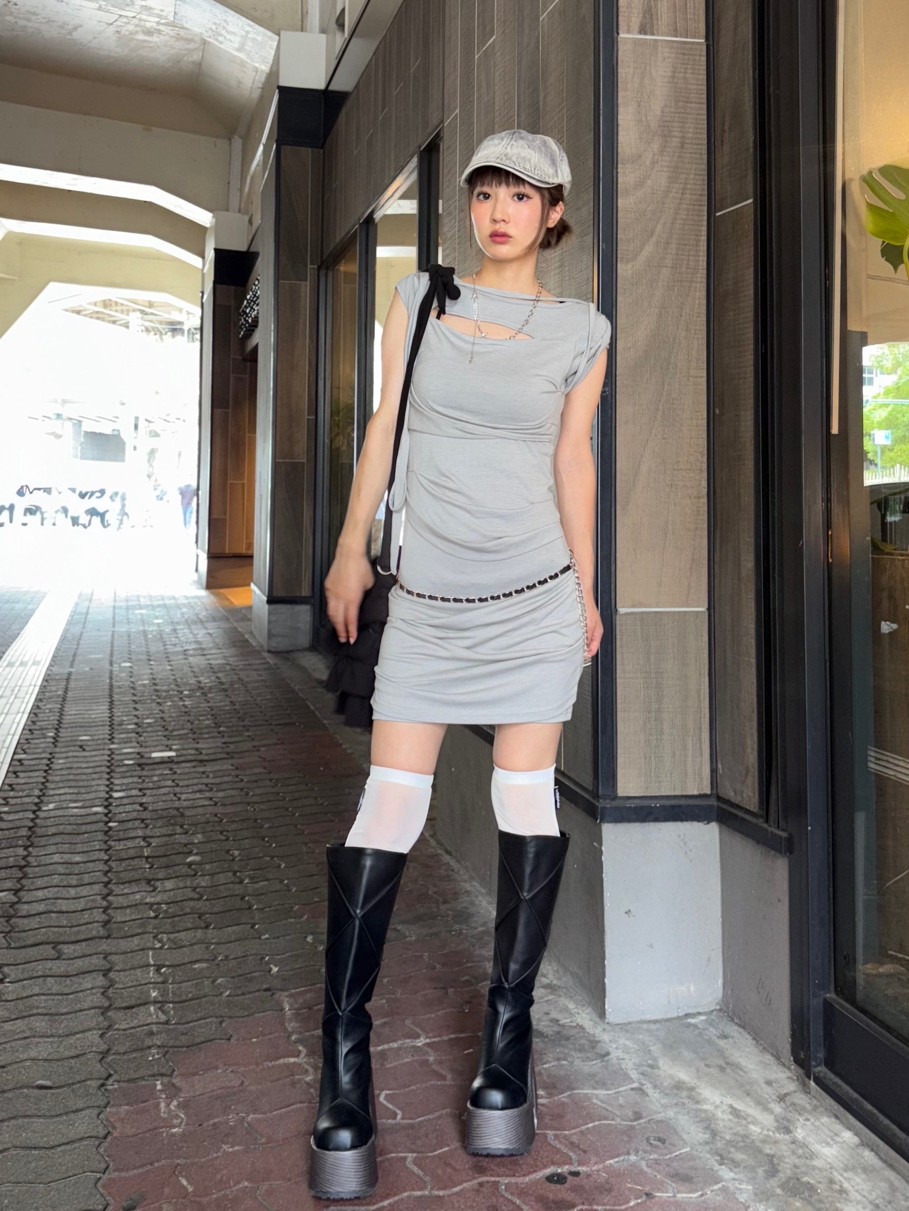 RIKA ライトグレーXS RIKA – pressing